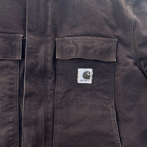 Brown Men’s Carhartt  Quilt Lined Jacket Size XL - Picture 2 of 4